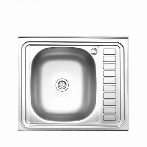МОЙКА НАКЛАДНАЯ МАТОВАЯ 60Х60 ЛЕВАЯ