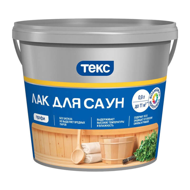 ЛАК Д/САУН 0,9Л П/МАТ ТЕКС 