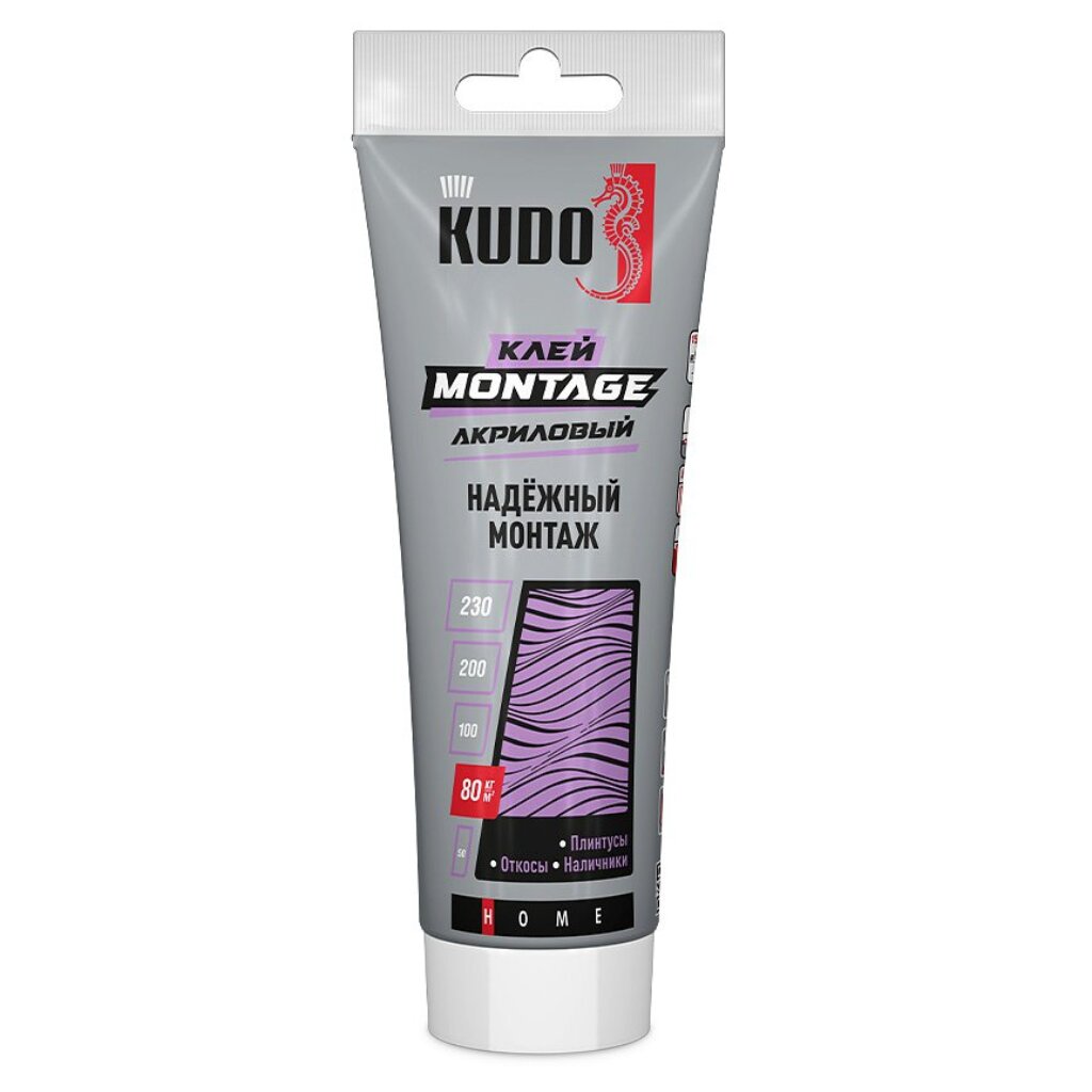 КЛЕЙ KUDO HOME MONTAGE АКРИЛОВ.БЕЛ. 280МЛ KBK-321