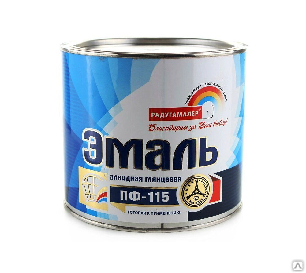 ЭМАЛЬ ПФ-115 СИНЯЯ 2,7КГ РАДУГА