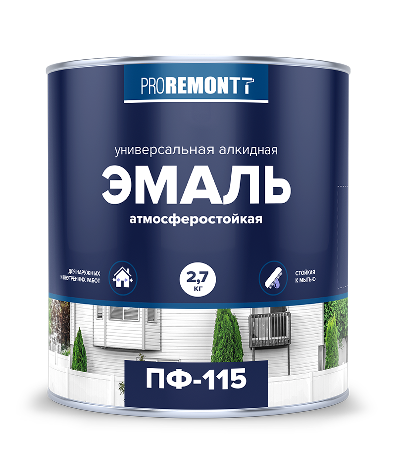 ЭМАЛЬ ПФ-115  ГРАФИТ 2,7КГ ПРОРЕМОНТ RAL7024