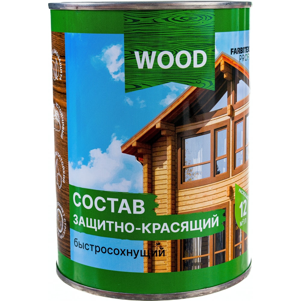 СОСТАВ ЗАЩИТНО-КРАСЯЩИЙ Д/ДРЕВЕСИНЫ КРАС. ДЕРЕВО 0,9             